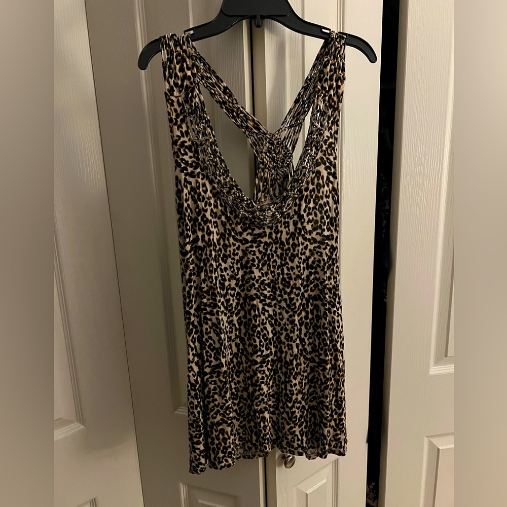 Maurice’s cheetah print shirt size XL